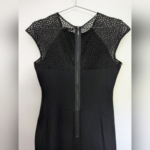 Rachel Roy midi black dress, size 8